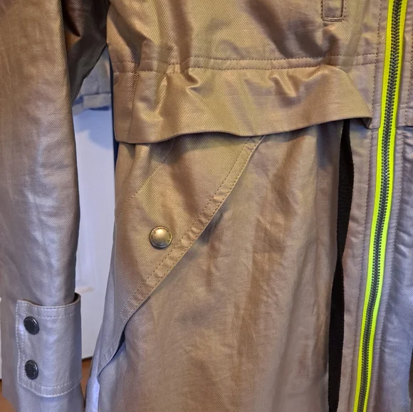 Obermeyer Women's Emmie Sand Beige Waterproof Rain Jacket - Picture 3 of 8